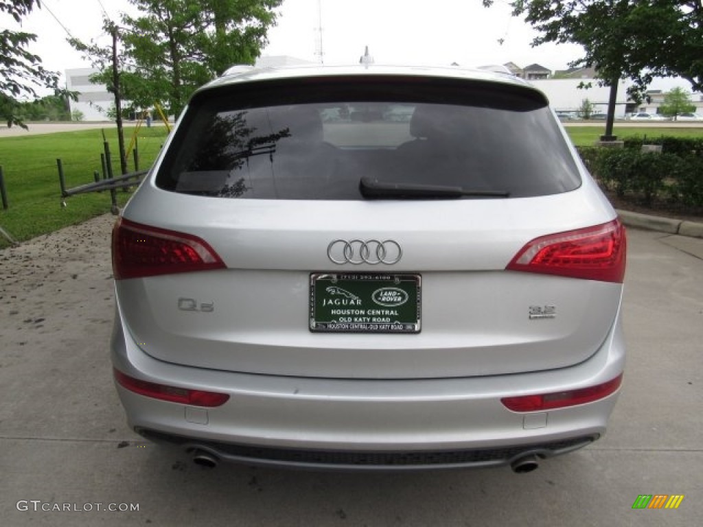 2012 Q5 3.2 FSI quattro - Ice Silver Metallic / Black photo #8