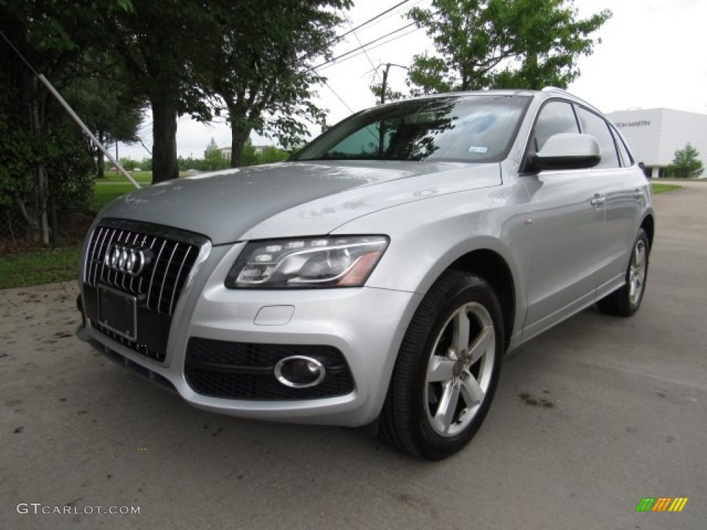 2012 Q5 3.2 FSI quattro - Ice Silver Metallic / Black photo #10