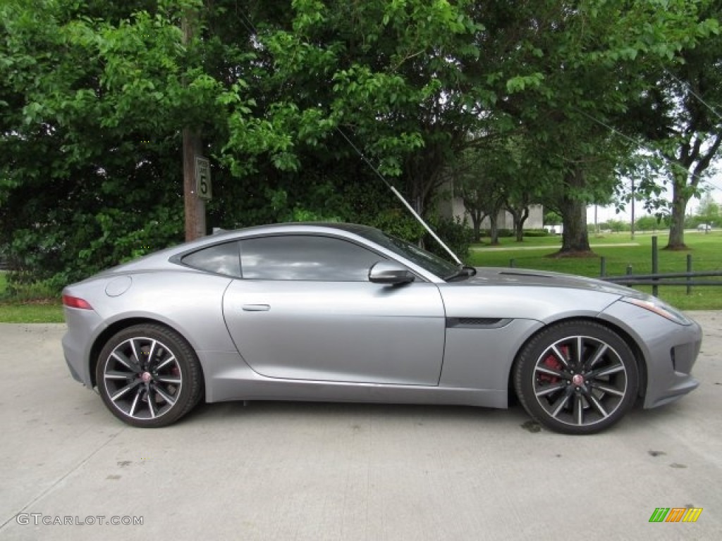 Lunar Grey Metallic 2015 Jaguar F-TYPE S Coupe Exterior Photo #126657149