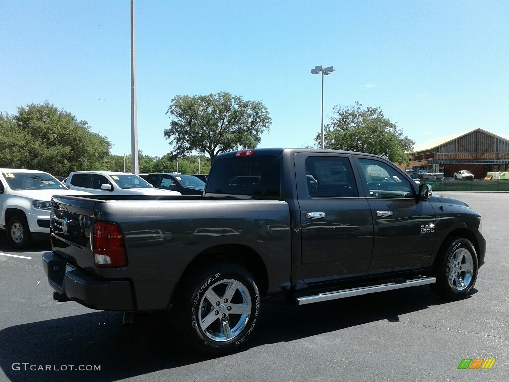 2018 1500 Express Crew Cab - Granite Crystal Metallic / Black/Diesel Gray photo #5