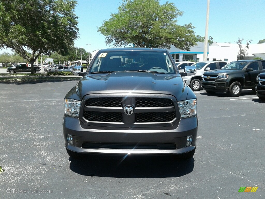 2018 1500 Express Crew Cab - Granite Crystal Metallic / Black/Diesel Gray photo #8