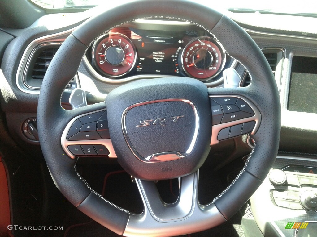 2018 Dodge Challenger SRT Hellcat Steering Wheel Photos