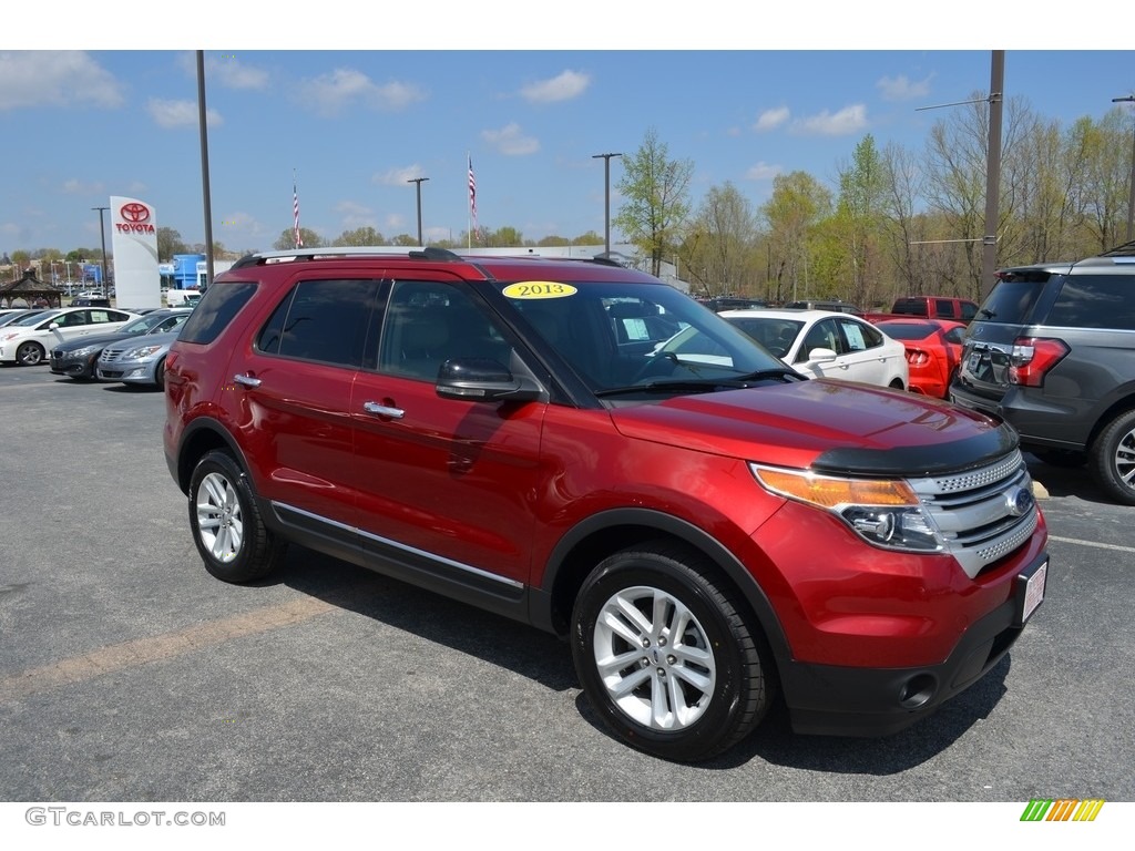 Ruby Red Metallic Ford Explorer