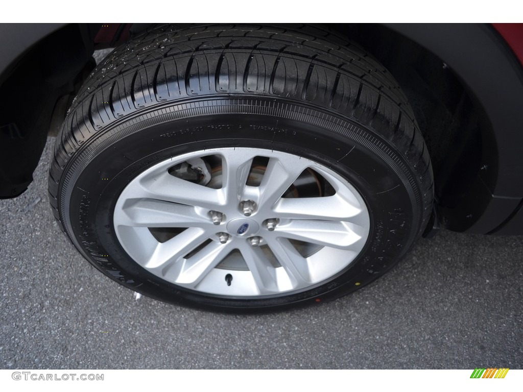 2013 Explorer XLT 4WD - Ruby Red Metallic / Medium Light Stone photo #7