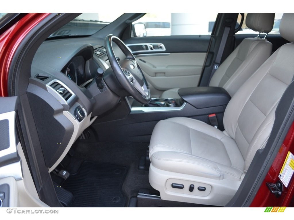 2013 Explorer XLT 4WD - Ruby Red Metallic / Medium Light Stone photo #9