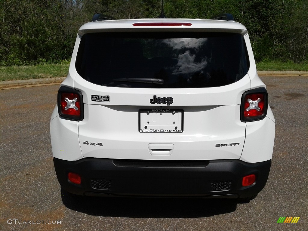 2018 Renegade Sport 4x4 - Alpine White / Black photo #7