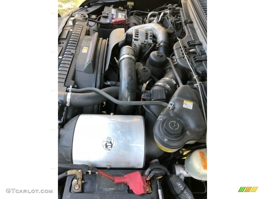 2006 F350 Super Duty Lariat Crew Cab 4x4 - Black / Tan photo #5