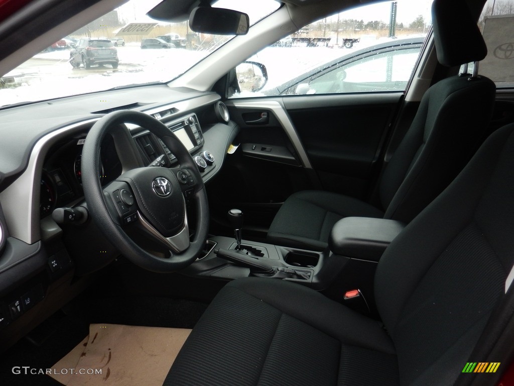 2018 RAV4 LE - Ruby Flare Pearl / Black photo #3