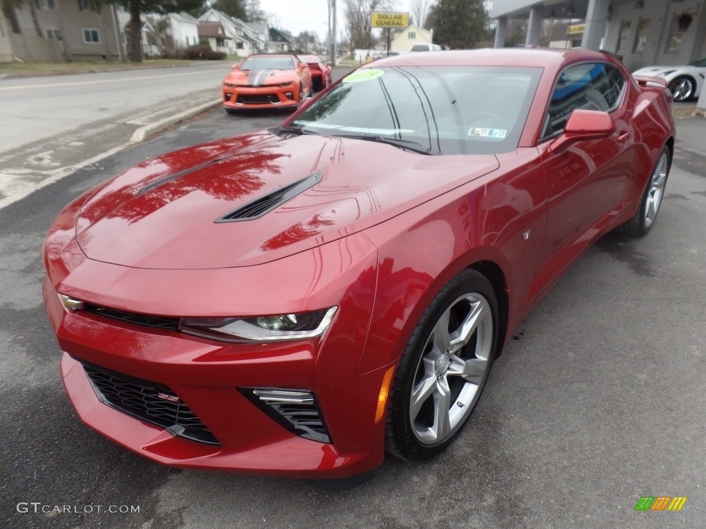 Garnet Red Tintcoat 2018 Chevrolet Camaro SS Coupe Exterior Photo #126666215