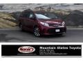 2018 Salsa Red Pearl Toyota Sienna LE AWD  photo #1