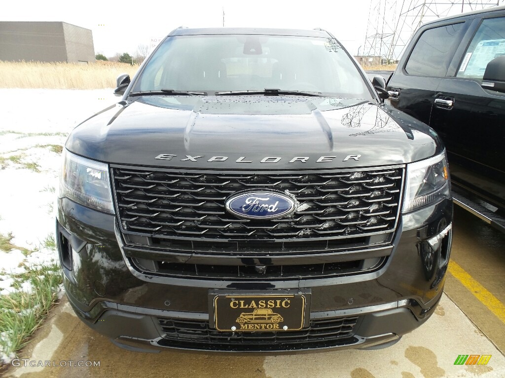 2018 Explorer Sport 4WD - Shadow Black / Ebony Black photo #2