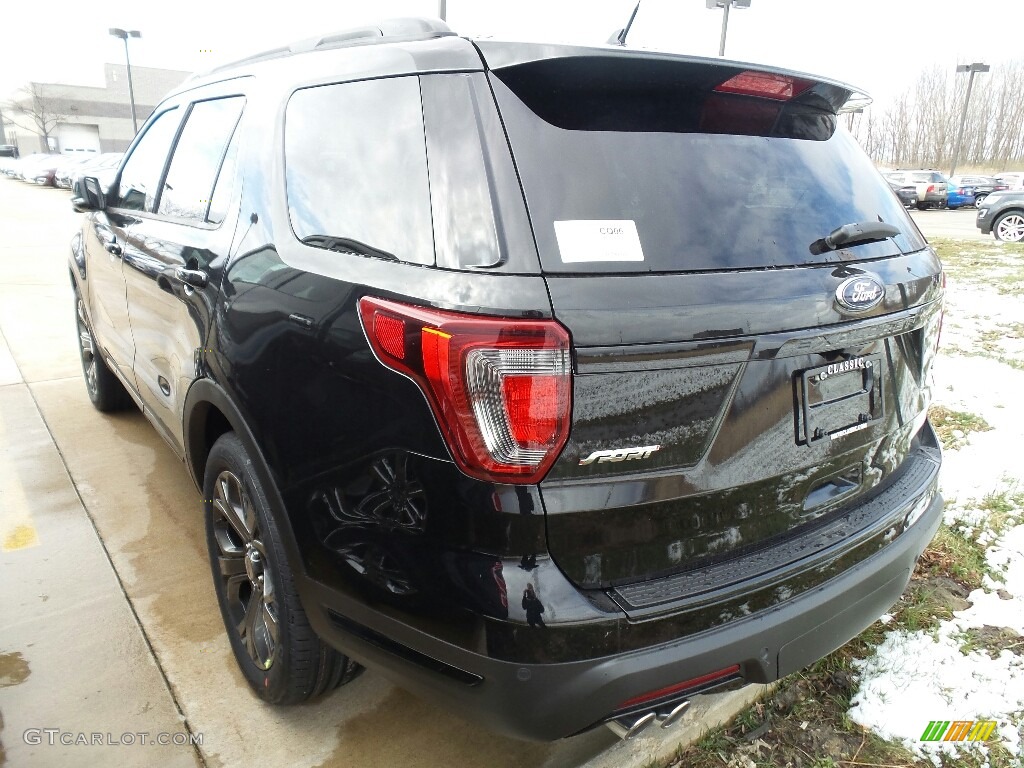 2018 Explorer Sport 4WD - Shadow Black / Ebony Black photo #3