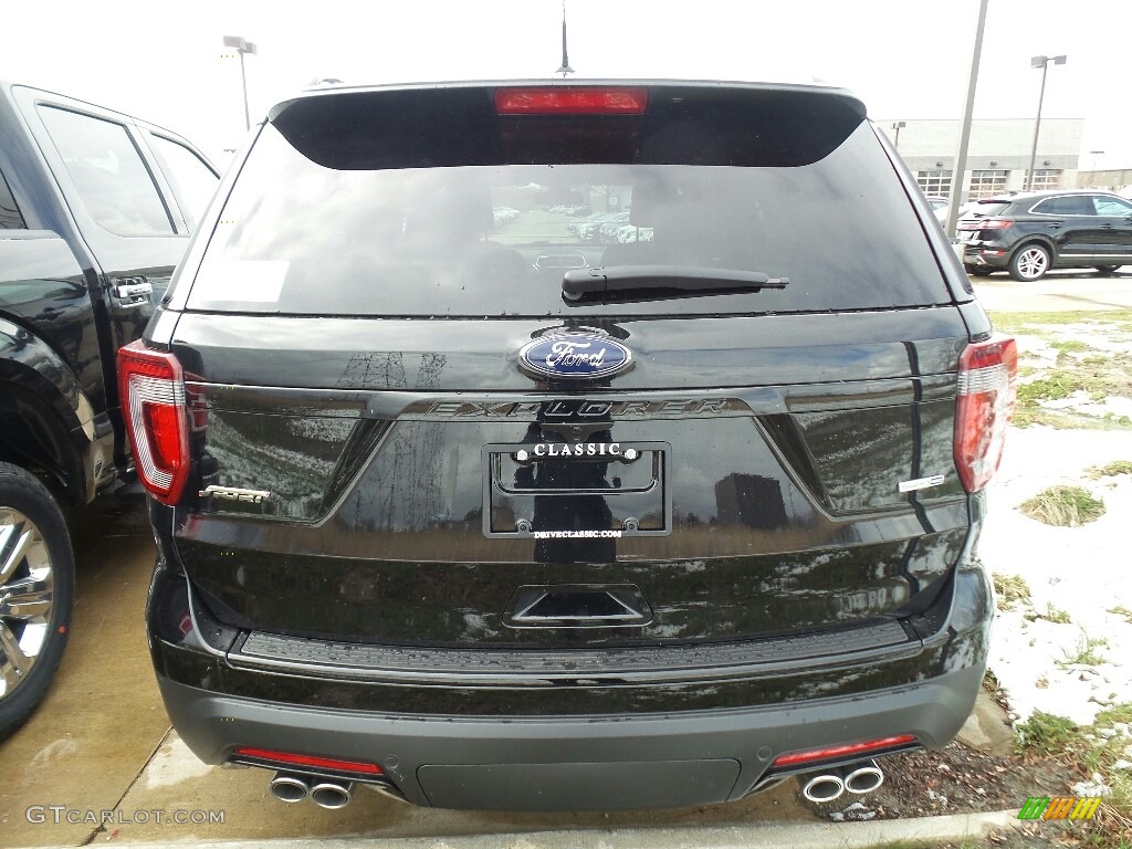 2018 Explorer Sport 4WD - Shadow Black / Ebony Black photo #4