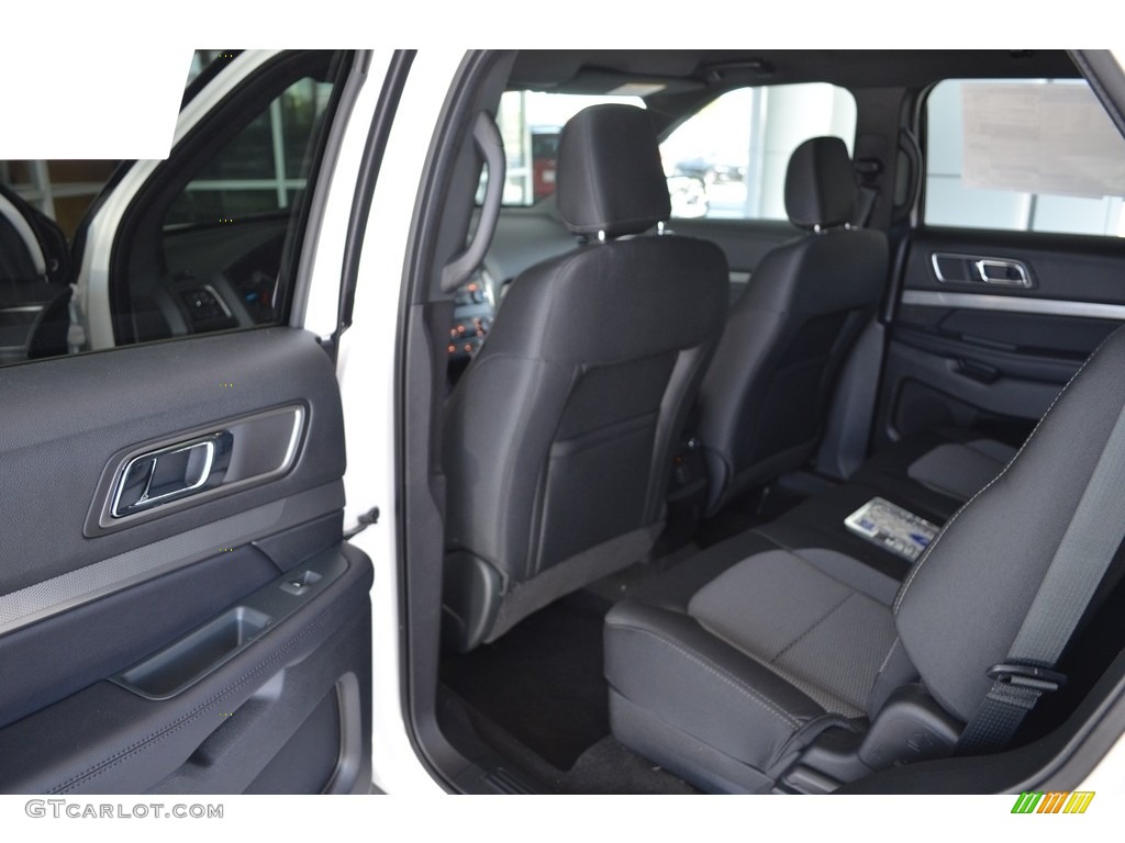 2018 Explorer XLT - White Platinum / Ebony Black photo #8