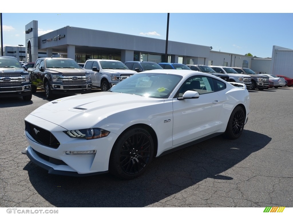 2018 Mustang GT Premium Fastback - Oxford White / Ebony photo #3