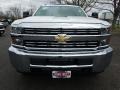 Summit White - Silverado 3500HD Work Truck Double Cab 4x4 Chassis Photo No. 2