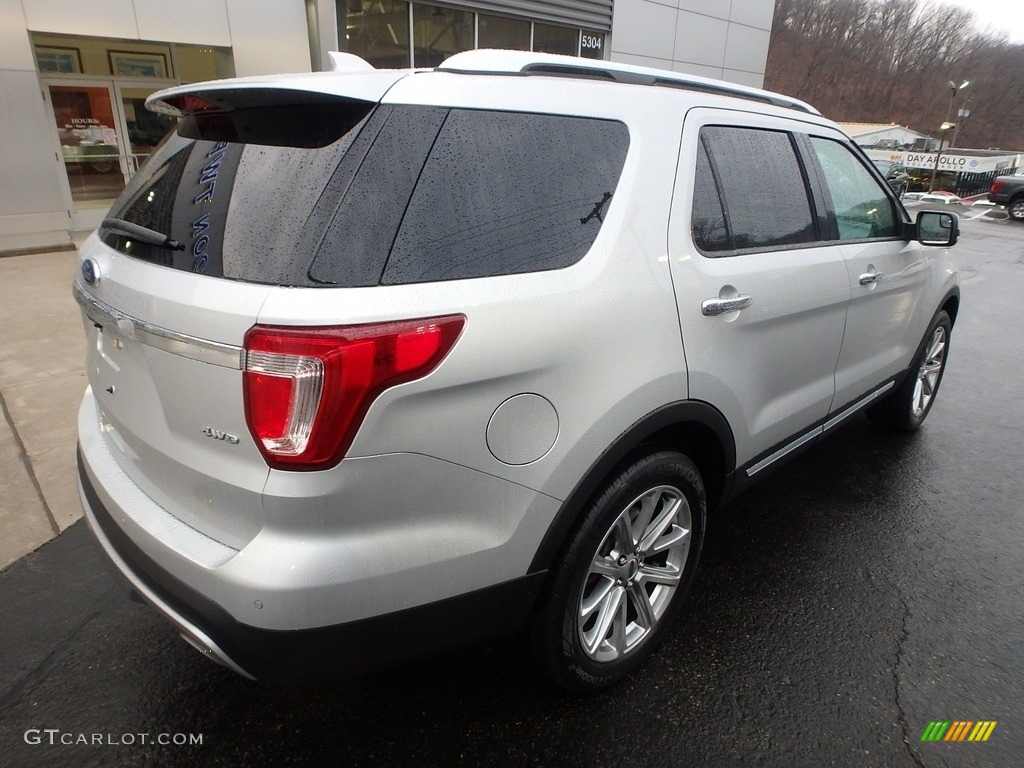 2017 Explorer Limited 4WD - Ingot Silver / Ebony Black photo #2