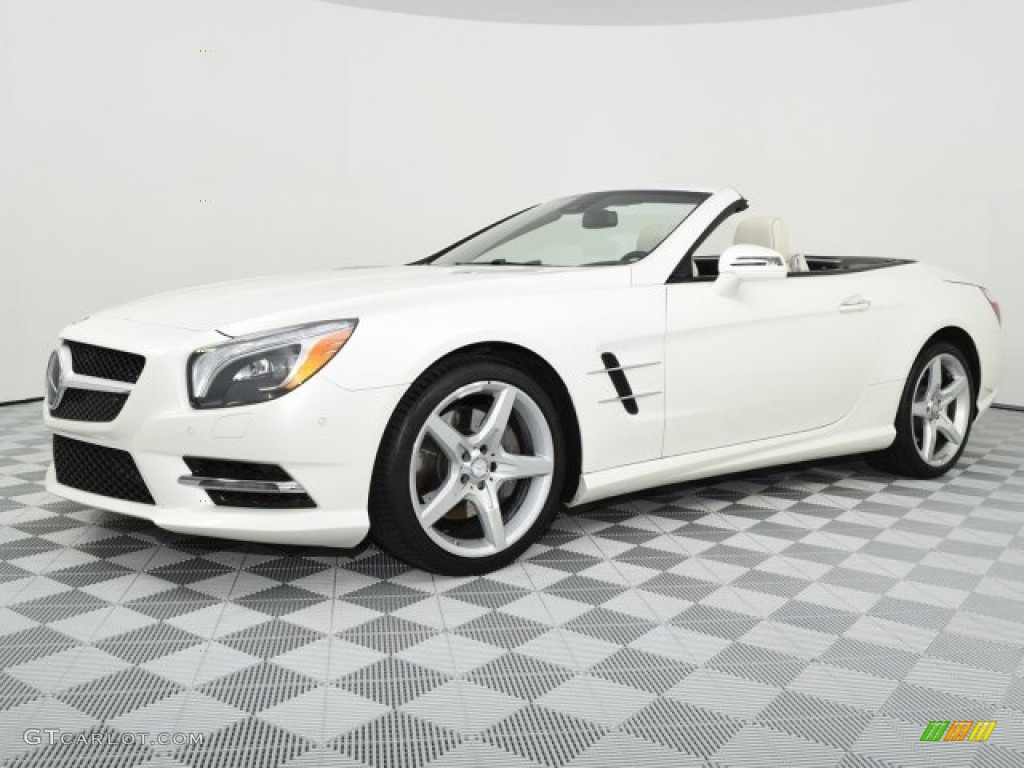 designo Diamond White Metallic 2016 Mercedes-Benz SL 550 Roadster Exterior Photo #126668897
