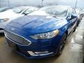 2018 Lightning Blue Ford Fusion SE  photo #1