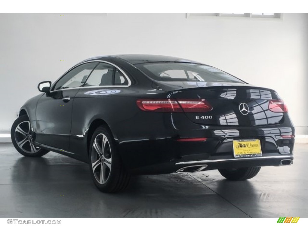 2018 E 400 Coupe - Black / Black photo #3