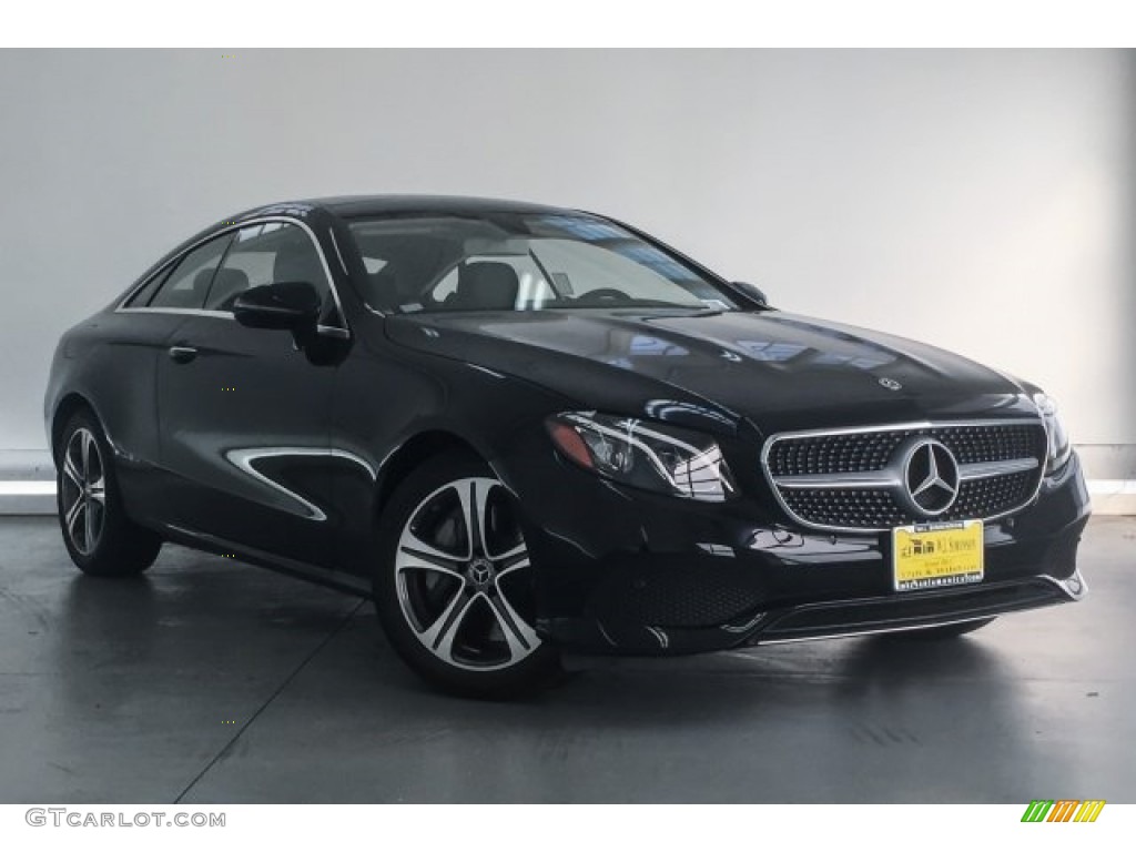 2018 E 400 Coupe - Black / Black photo #12