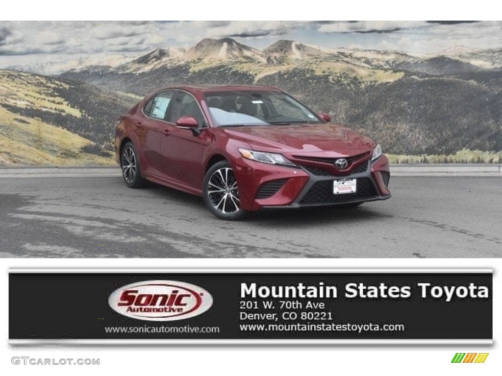 2018 Camry SE - Ruby Flare Pearl / Ash photo #1