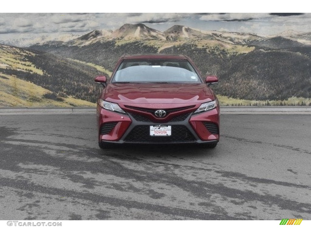 2018 Camry SE - Ruby Flare Pearl / Ash photo #2