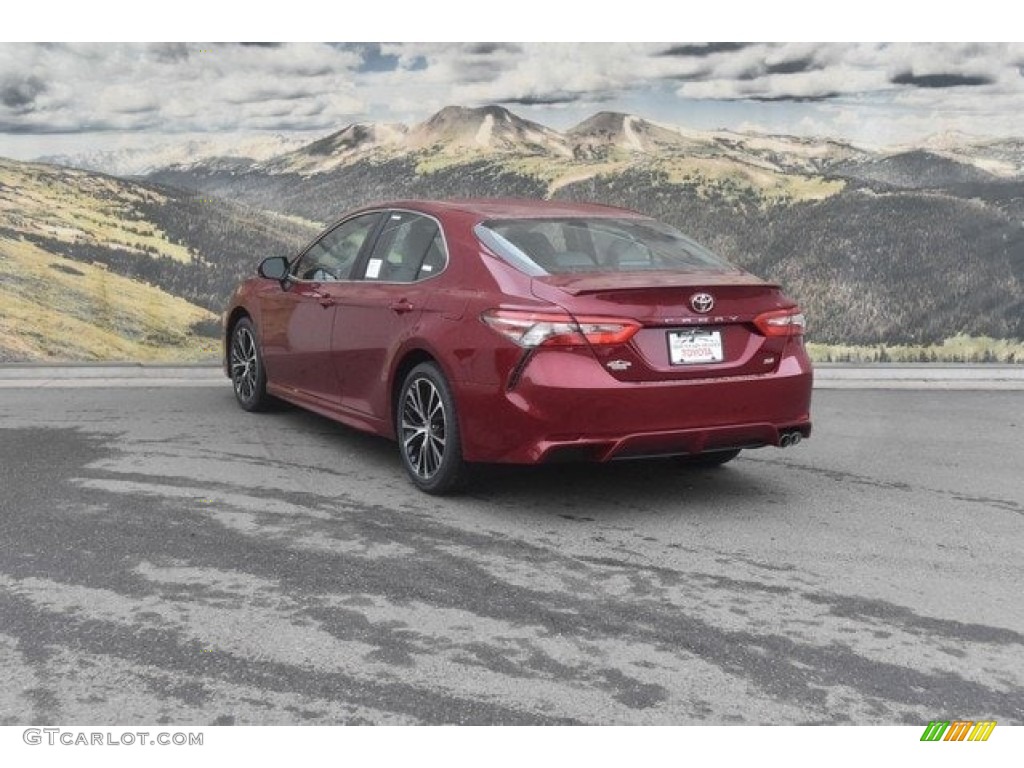 2018 Camry SE - Ruby Flare Pearl / Ash photo #3