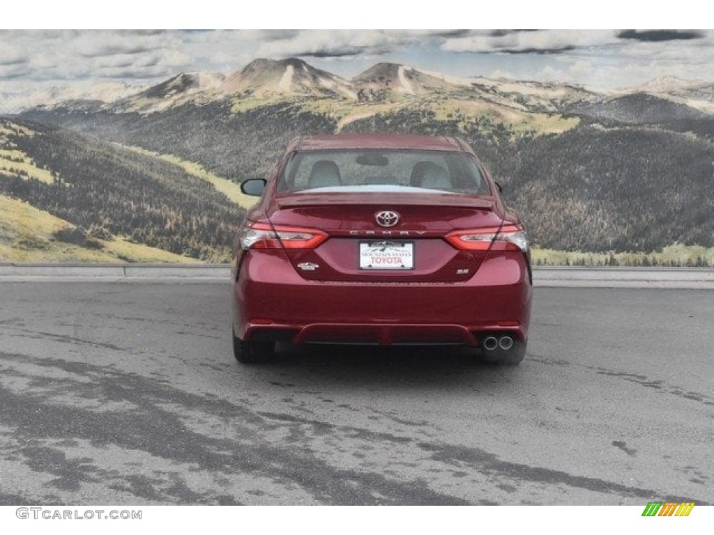 2018 Camry SE - Ruby Flare Pearl / Ash photo #4