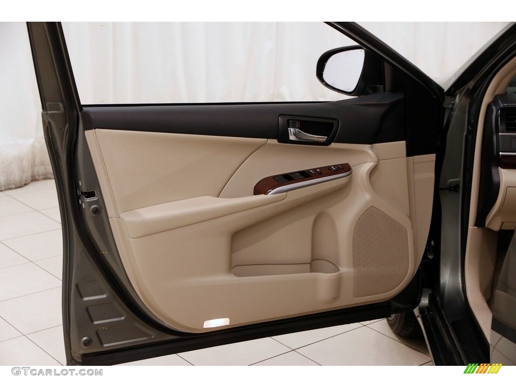 2012 Camry XLE - Cypress Green Pearl / Ivory photo #4