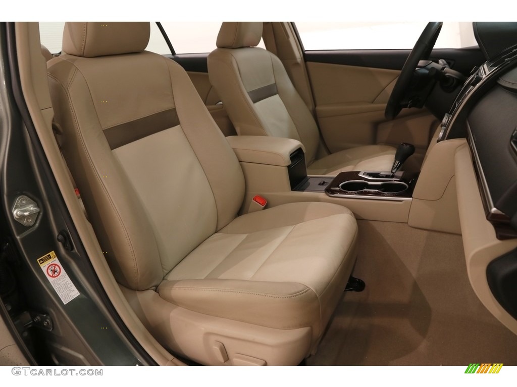 2012 Camry XLE - Cypress Green Pearl / Ivory photo #14