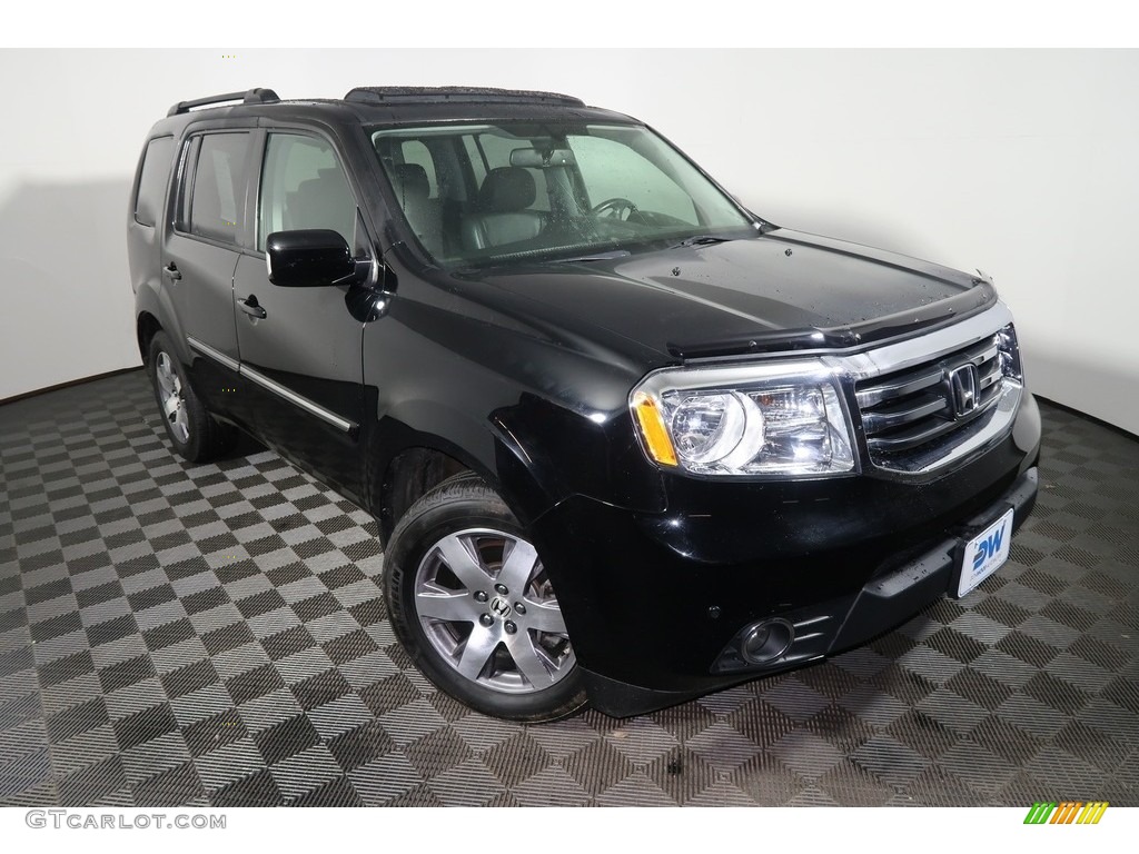 2015 Pilot Touring 4WD - Crystal Black Pearl / Black photo #8