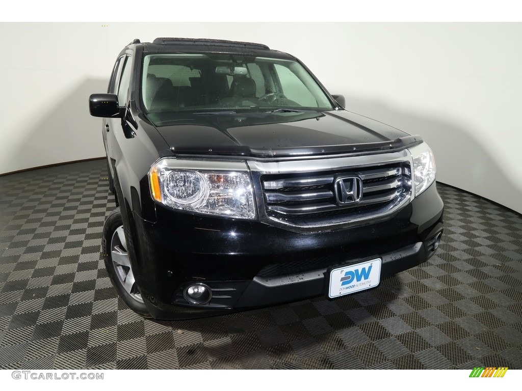 2015 Pilot Touring 4WD - Crystal Black Pearl / Black photo #9