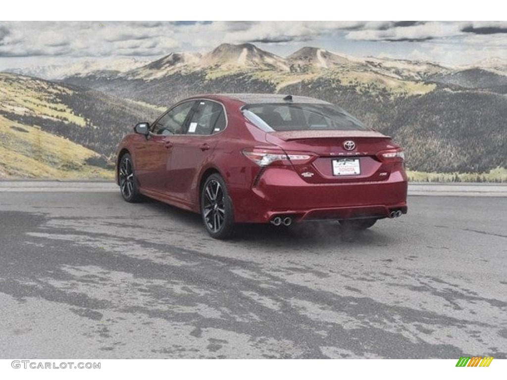 2018 Camry XSE V6 - Ruby Flare Pearl / Black photo #3