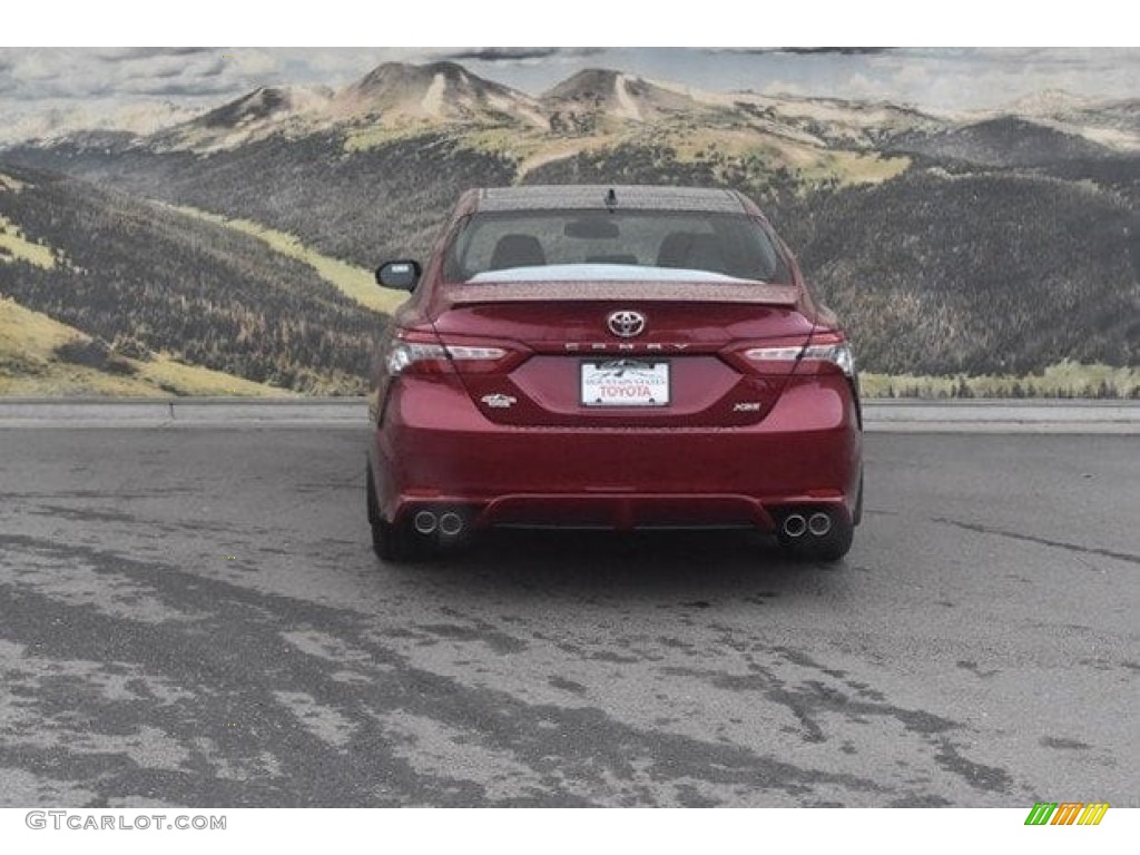 2018 Camry XSE V6 - Ruby Flare Pearl / Black photo #4
