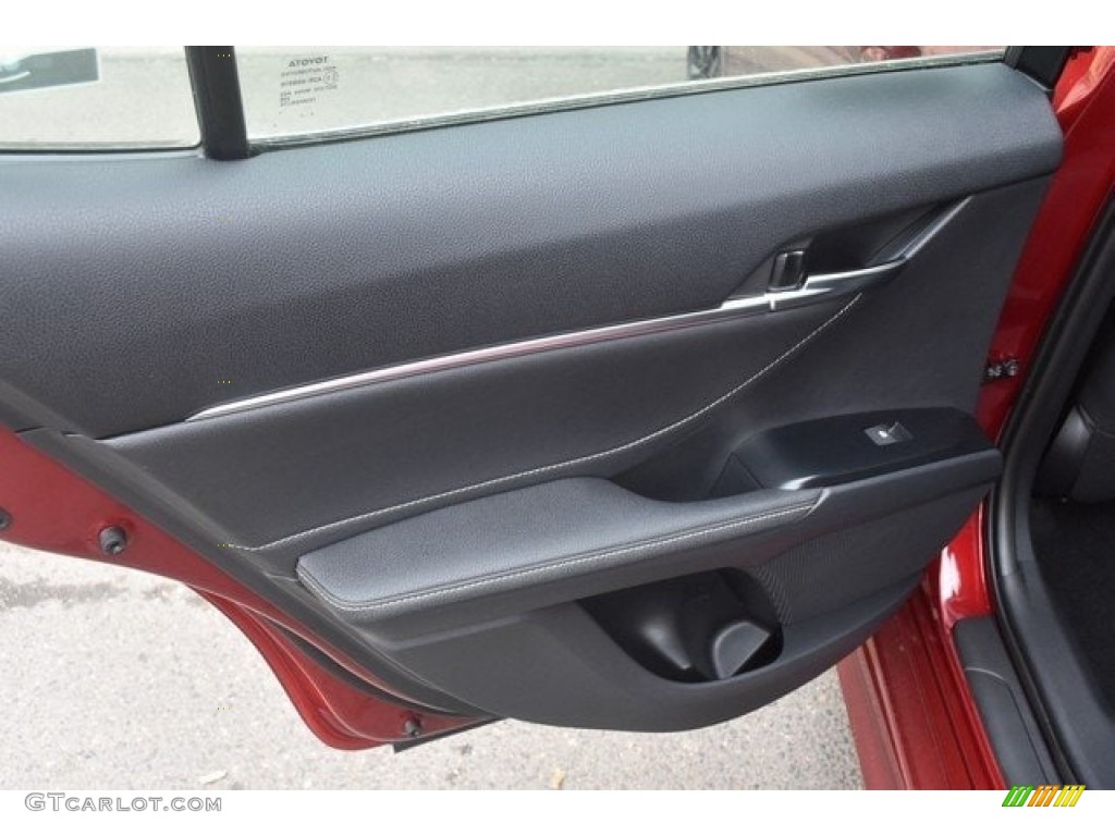 2018 Camry XSE V6 - Ruby Flare Pearl / Black photo #21