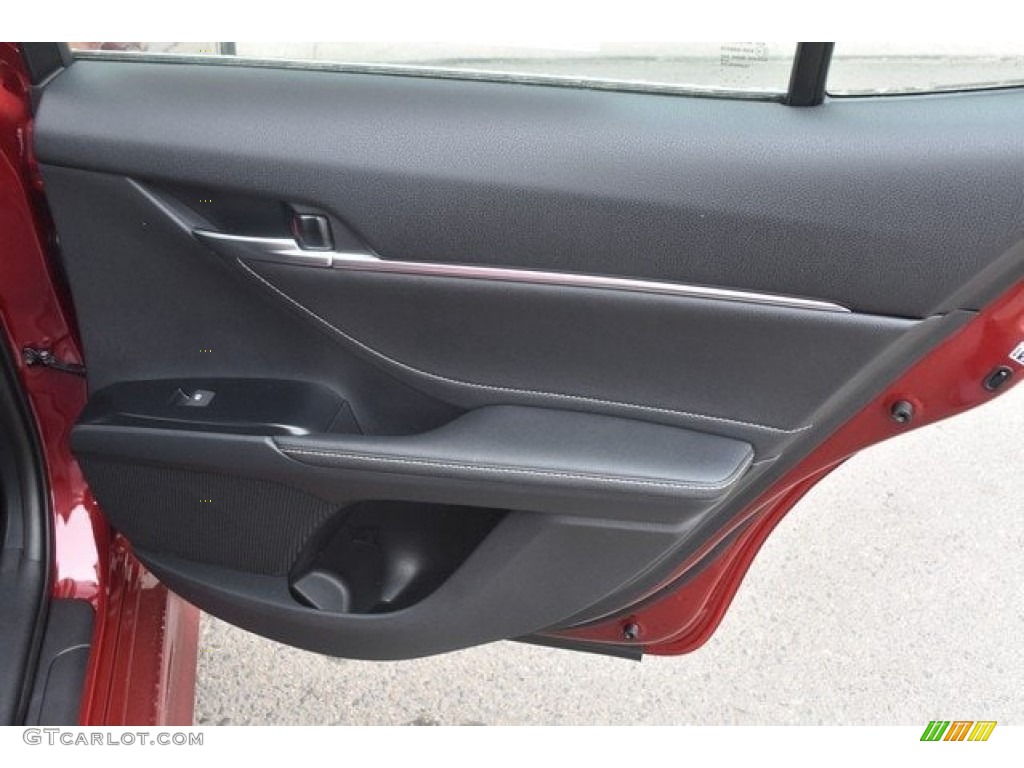 2018 Camry XSE V6 - Ruby Flare Pearl / Black photo #23