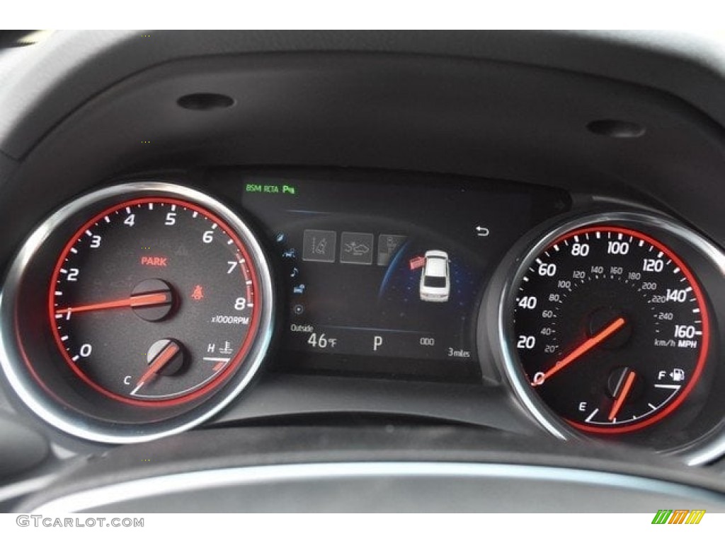 2018 Camry XSE V6 - Ruby Flare Pearl / Black photo #28