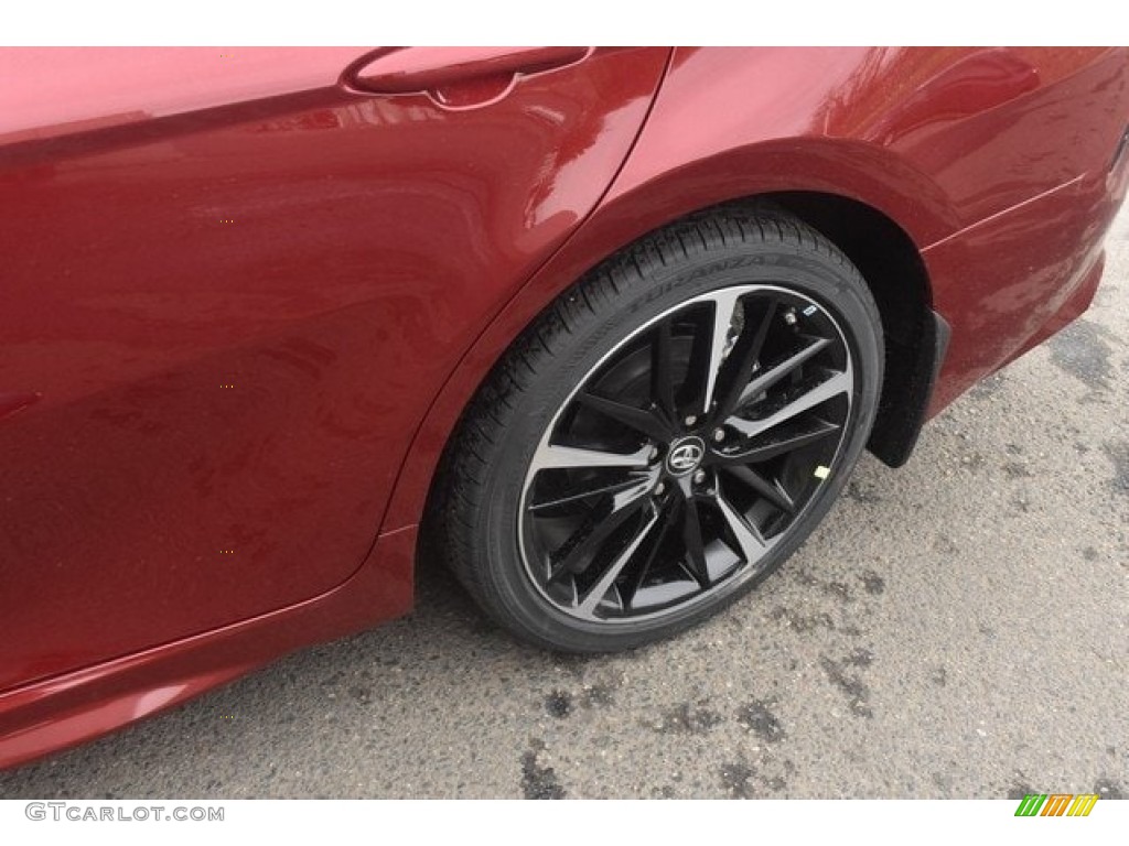 2018 Camry XSE V6 - Ruby Flare Pearl / Black photo #33