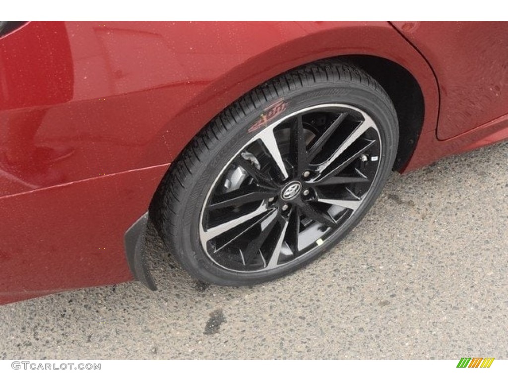 2018 Camry XSE V6 - Ruby Flare Pearl / Black photo #34