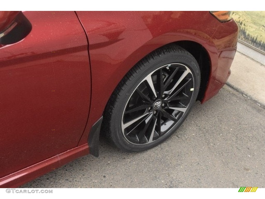 2018 Camry XSE V6 - Ruby Flare Pearl / Black photo #35