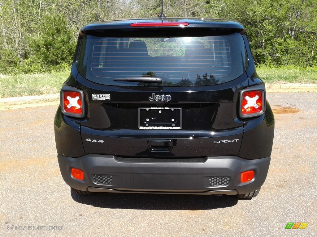 2018 Renegade Sport 4x4 - Black / Black photo #7