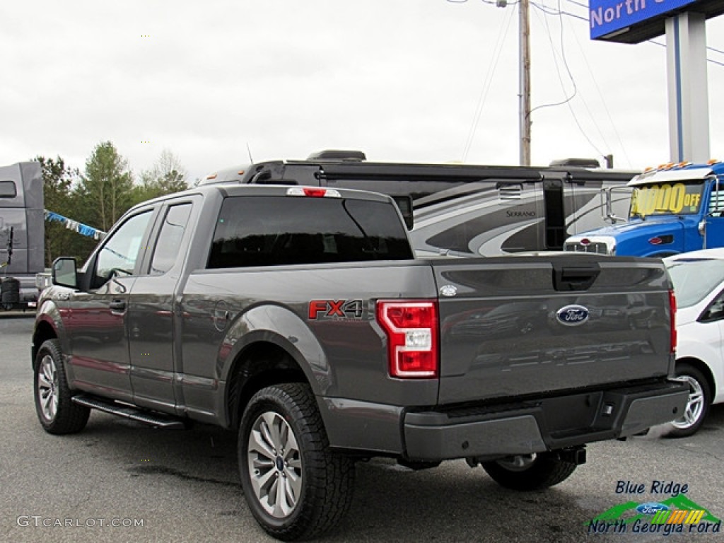 2018 F150 STX SuperCab 4x4 - Lead Foot / Earth Gray photo #3