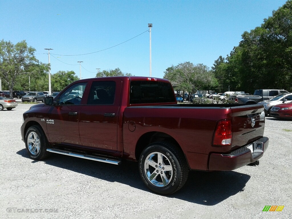 2018 1500 Express Crew Cab - Delmonico Red Pearl / Black/Diesel Gray photo #3