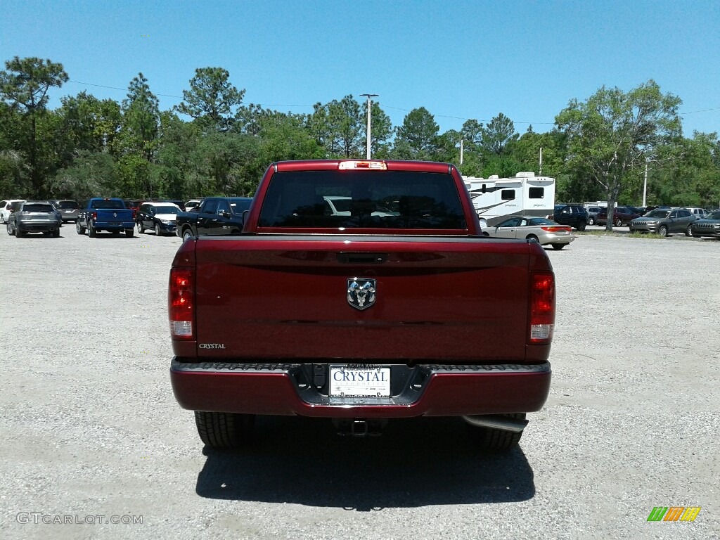 2018 1500 Express Crew Cab - Delmonico Red Pearl / Black/Diesel Gray photo #4