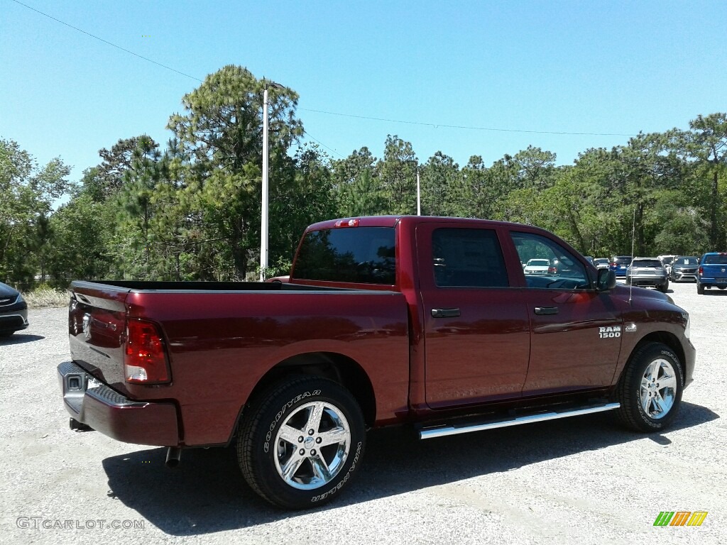 2018 1500 Express Crew Cab - Delmonico Red Pearl / Black/Diesel Gray photo #5