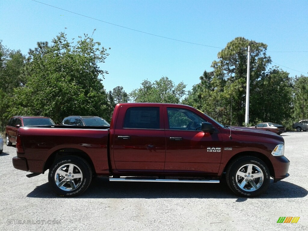 2018 1500 Express Crew Cab - Delmonico Red Pearl / Black/Diesel Gray photo #6