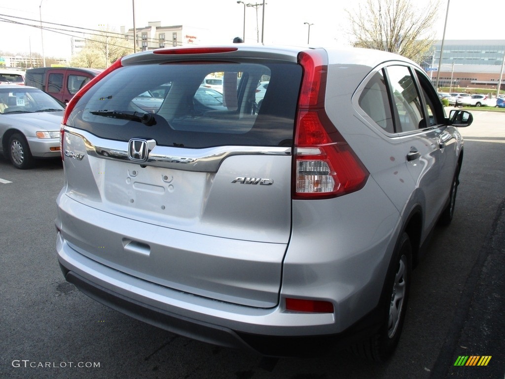 2015 CR-V LX AWD - Alabaster Silver Metallic / Gray photo #5