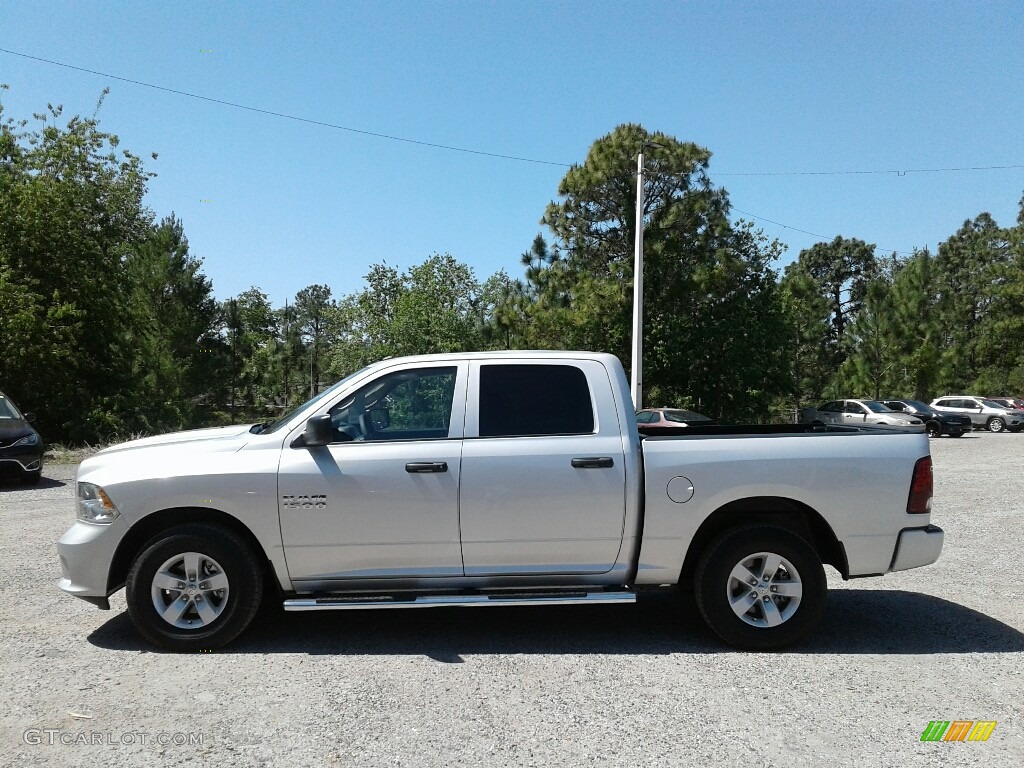 2018 1500 Express Crew Cab - Bright Silver Metallic / Black/Diesel Gray photo #2