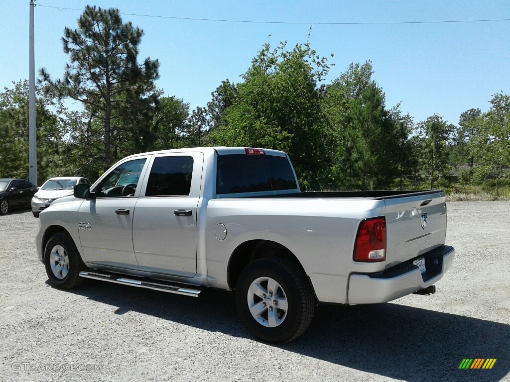 2018 1500 Express Crew Cab - Bright Silver Metallic / Black/Diesel Gray photo #3